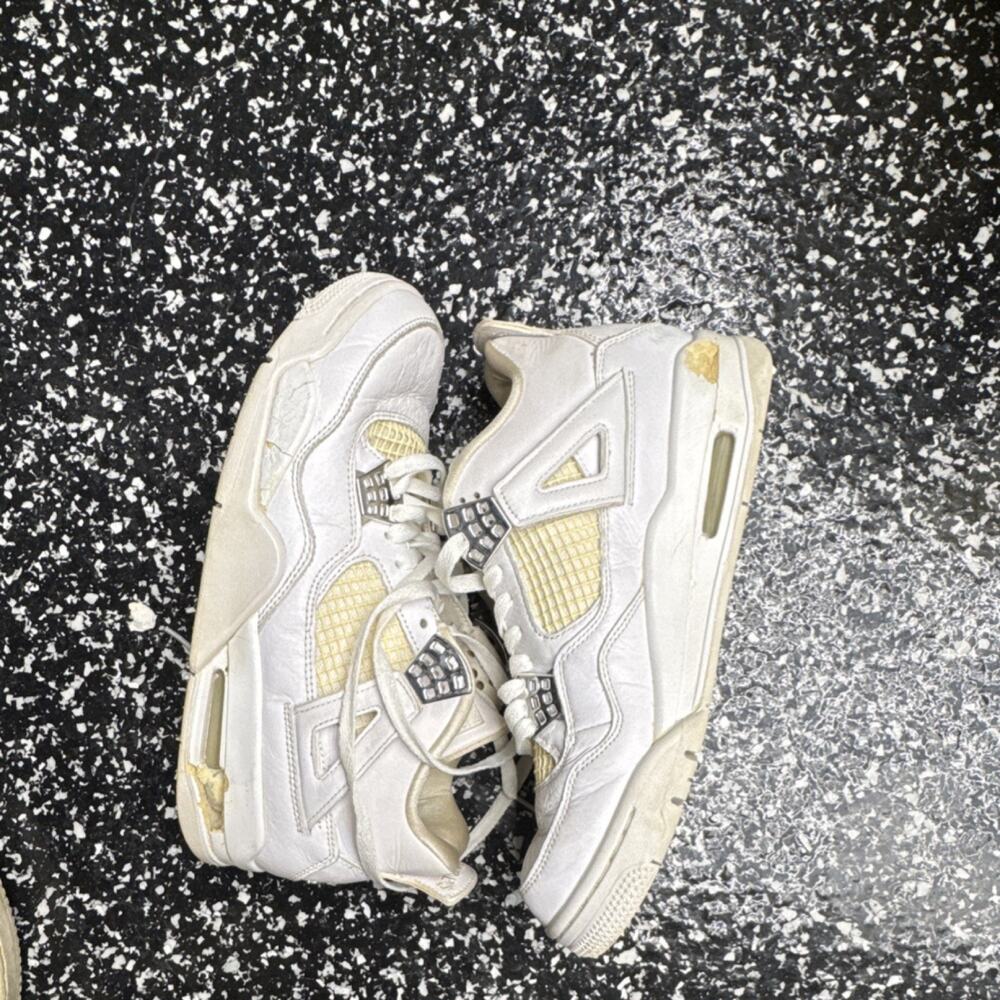 Jordan Air Jordan 4 Retro Pure Money 2017 Men's Sneakers White 308497-100 - Picture 2 of 6